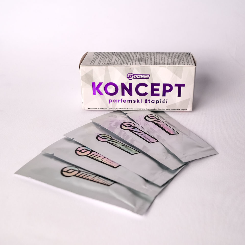 Titanium parfemski stapici Koncept